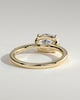 Mabeline- 4 Claw East West Solitaire - 18k Yellow Gold