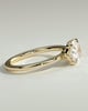 Mabeline- 4 Claw East West Solitaire - 18k Yellow Gold