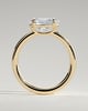 Mabeline- 4 Claw East West Solitaire - 18k Yellow Gold