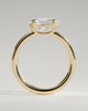 Mabeline- 4 Claw East West Solitaire - 18k Yellow Gold