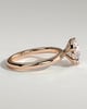 Mahlia - Round Solitaire with Sweeping Micro Pav - 18k Rose Gold
