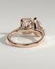 Margot - Bezel Set Pear and Emerald Toi Et Moi - 18k Rose Gold