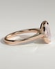 Margot - Bezel Set Pear and Emerald Toi Et Moi - 18k Rose Gold