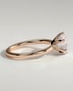 Mariah - Low Set Round Solitaire - 18k Rose Gold
