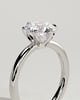 Mariah - Low Set Round Solitaire - 18k White Gold