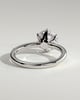 Mariah - Low Set Round Solitaire - 18k White Gold