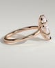 Marly - Classic Marquise 6 Claw Solitaire Engagement Ring - 18k Rose Gold Low Setting