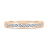 Miranda - Channel Set Wedding Ring - 18k Rose Gold