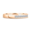 Miranda - Channel Set Wedding Ring - 18k Rose Gold