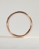 Miranda - Princess Channel Set Wedding Ring - 18k Rose Gold