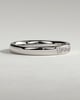 Miranda - Princess Channel Set Wedding Ring - 18k White Gold