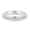 Miranda - Channel Set Wedding Ring - 18k White Gold