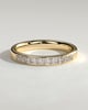 Miranda - Princess Channel Set Wedding Ring - 18k Yellow Gold