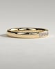Miranda - Princess Channel Set Wedding Ring - 18k Yellow Gold
