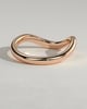 Moana - Bead Set Pave Wave Band Wedding Ring - 18k Rose Gold