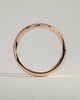 Moana - Bead Set Pave Wave Band Wedding Ring - 18k Rose Gold