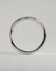 Moana - Bead Set Pave Wave Band Wedding Ring - 18k White Gold