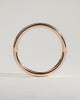 Monet - Classic Bead Set Micropave Band Wedding Ring - 18k Rose Gold