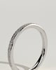 Monet - Classic Bead Set Micropave Band Wedding Ring - 18k White Gold