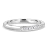 Monet - Micropave Wedding Ring - 18k White Gold
