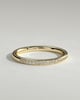 Monet - Classic Bead Set Micropave Band Wedding Ring - 18k Yellow Gold