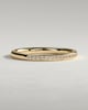 Monet - Classic Bead Set Micropave Band Wedding Ring - 18k Yellow Gold
