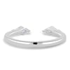 Monique - Kite Stones Wedding Ring - 18k White Gold