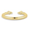 Monique - Kite Stones Wedding Ring - 18k Yellow Gold