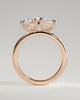 Morgan - Pear and Radiant Toi Et Moi - 18k Rose Gold