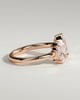 Nadia - Pear and Oval Open Band Toi et Moi - 18k Rose Gold