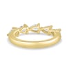 Narissa - 5 Stone East West Pear Wedding Band - 18k Yellow Gold