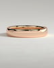 Neyda -  Cigar Band Wedding Ring - 18k Rose Gold