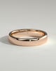 Neyda -  Cigar Band Wedding Ring - 18k Rose Gold