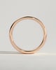 Neyda -  Cigar Band Wedding Ring - 18k Rose Gold
