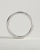 Neyda -  Cigar Band Wedding Ring - 18k White Gold