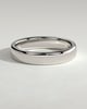 Neyda -  Cigar Band Wedding Ring - 18k White Gold