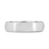 Neyda - Cigar Band Wedding Ring - 18k White Gold