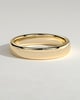 Neyda -  Cigar Band Wedding Ring - 18k Yellow Gold