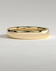 Neyda -  Cigar Band Wedding Ring - 18k Yellow Gold