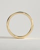 Neyda -  Cigar Band Wedding Ring - 18k Yellow Gold