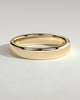 Neyda -  Cigar Band Wedding Ring - 18k Yellow Gold