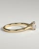 Nia - 4 Claw Asscher Solitaire with Hidden Halo - 18k Yellow Gold