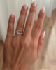 Nina - Emerald Trilogy with Baguette Side Stones - 18k Yellow Gold