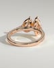 Noa - 5 Claw Toi Et Moi - 18k Rose Gold