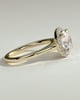 Nola - Round Halo with Cathedral - 18k Yellow Gold