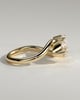 Noor - Pear and Round Stone Twist Toi et Moi - 18k Yellow Gold