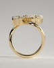 Noor - Pear and Round Stone Twist Toi et Moi - 18k Yellow Gold