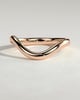 Ocea -  Wave Band Wedding Ring - 18k Rose Gold