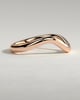Ocea -  Wave Band Wedding Ring - 18k Rose Gold