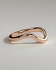 Ocea -  Wave Band Wedding Ring - 18k Rose Gold